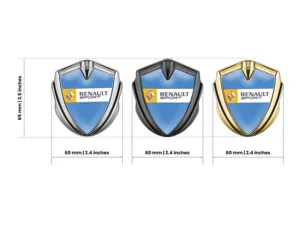 Renault Silicone Emblem Badge Modern Look High-End Style